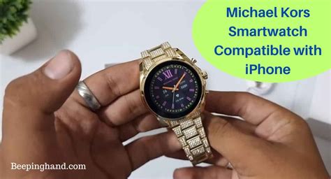 how to pair a michael kors watch to iphone|Michael Kors Smartwatch Compatible with iPhone: Check.